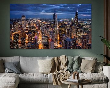 Chicago, Illinois by Photo Wall Decoration