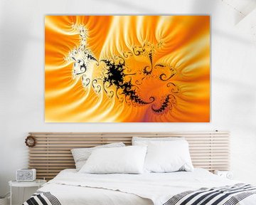 Kleurrijke Mandelbrot Fractal - Wiskunde en Kunst van MPfoto71