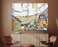 Example of the artwork in a room