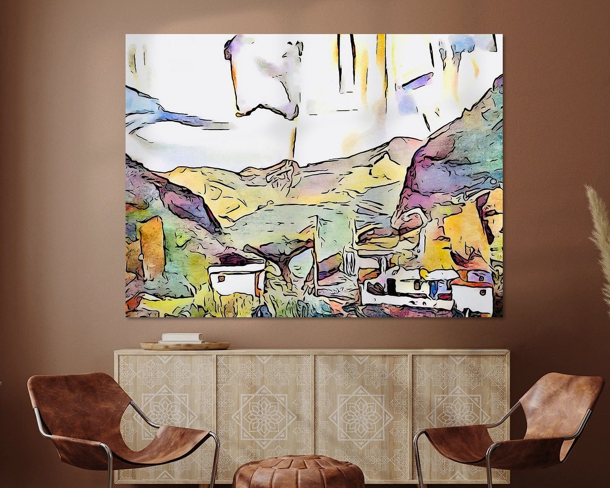 Example of the artwork in a room