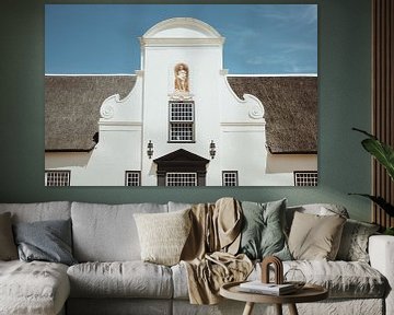 Gevel Groot Constantia Kaapstad | Reisfotografie | West-Kaap, Zuid-Afrika, Afrika van Sanne Dost