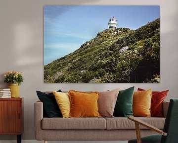 Vuurtoren bij Cape Point | Reisfotografie | West-Kaap, Zuid-Afrika, Afrika van Sanne Dost