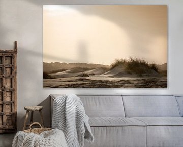 Zandduinen op het strand van Terschelling van Marjan Schmit Visser