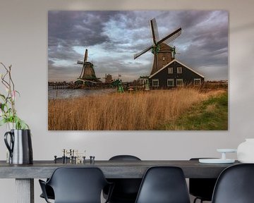 Zaanse Schans Mühlen von Angelique Niehorster