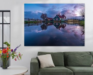 Perfect reflection, Zaanse Schans. by Patrick Hartog