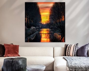 Sunrise in Tilburg by Ronald Westerbeek
