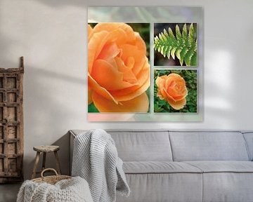 Flower oranje van Irene Polak