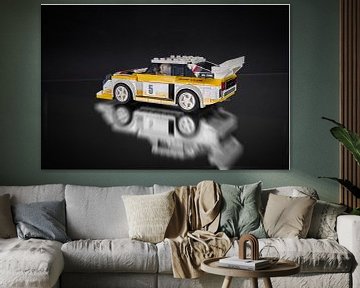 Lego Technic Audi S1 Quattro groep B rallyewagen van Rob Boon