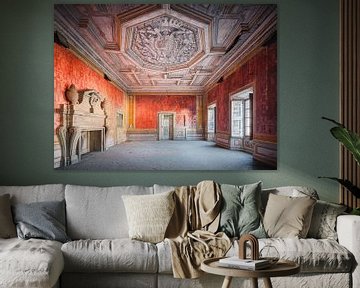 Verlaten Renaissance Villa. van Roman Robroek - Foto's van Verlaten Gebouwen