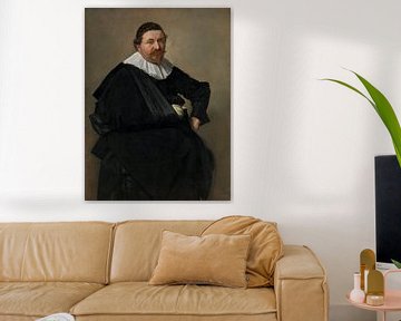 Portret van Lucas de Clercq, Frans Hals