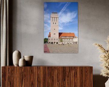 water tower, city hall, art nouveau, Delmenhorst