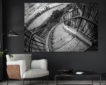Downstairs to New York - Industrial by marlika art