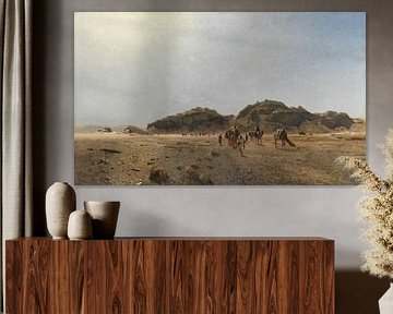 Eugen Bracht, In the Arabah Desert - 1882 by Atelier Liesjes
