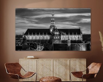 Grote of St Bavokerk, Haarlem van Photo Wall Decoration