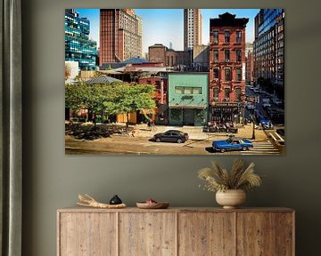 New York Chelsea Cityscape I by marlika art
