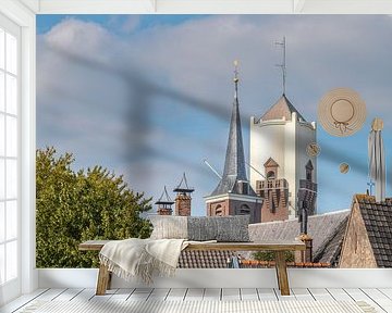 Barendrecht altes Dorf: Dorfkirche und Wasserturm