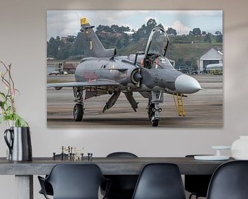 Een IAI Kfir van de Colombiaanse Luchtmacht.