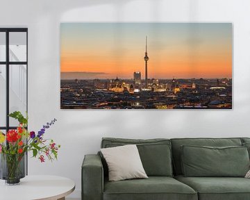 Berlin skyline by Robin Oelschlegel
