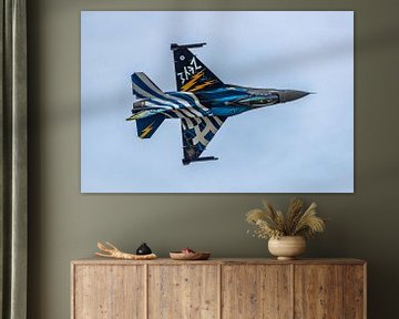 Un magnifique General Dynamics F-16C Fighting Falcon de l'armée de l'air hellénique : l'équipe de dé sur Jaap van den Berg