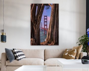Golden Gate Bridge, San Francisco van Photo Wall Decoration