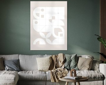 White Geometry van MDRN HOME