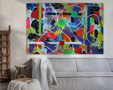 Geometric shapes 6 White Line