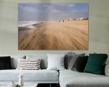 Scheveningen pendant la tempête Eunice (19-02-2022) sur Jolanda Aalbers