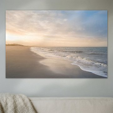 Sonnenuntergang am Strand von De Banjaard