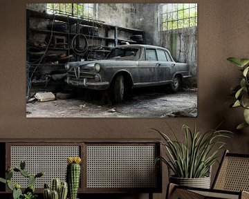 Verlaten klassieke auto - Alpha Romeo van UEG Photography