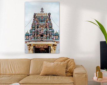Hindu temple in Penang, Malaysia by Jim Abbring