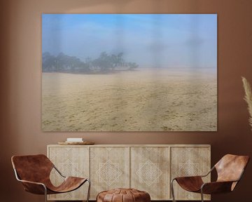 Dunes dans la brume sur Henri Boer Fotografie