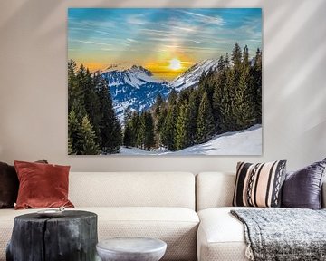 Winter in de Oostenrijkse Alpen van Animaflora PicsStock
