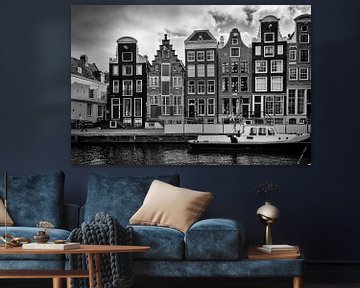 Amsterdam Jordaan Grachtenhäuser III von marlika art