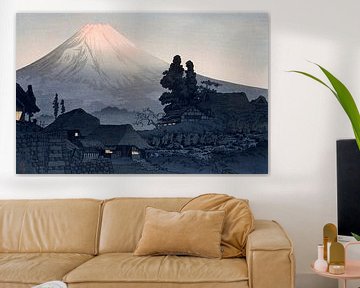 Berg Fuji von Mizukubo . Japanische Vintage-Kunst. Ukiyo-e von Dina Dankers