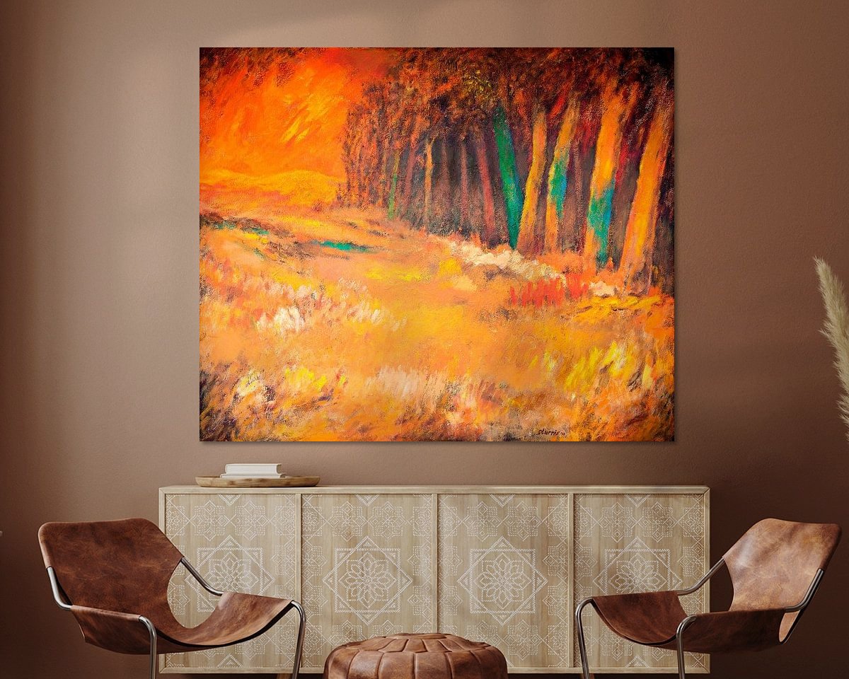 Example of the artwork in a room