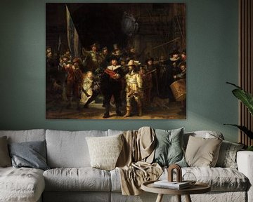 De Nachtwacht - Schilderkunst van Rembrandt van Rijn van Henri Ton