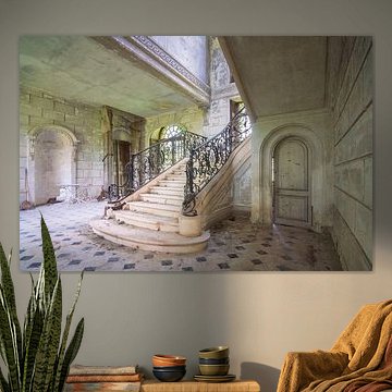 Das baufällige Treppenhaus