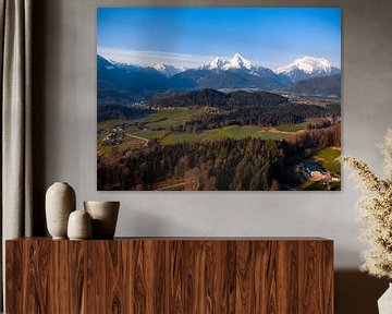 Sprookjesachtig uitzicht over de regio Berchtesgaden van Leo Schindzielorz