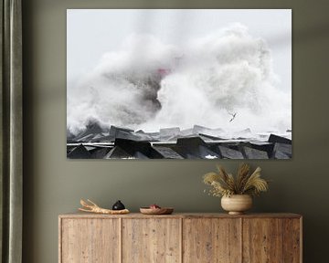 Extreme waves in Scheveningen by Hans Overduin