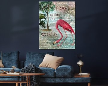 Flamingos Weltreise von christine b-b müller