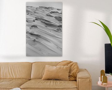 Linien im Sand | Ameland Niederlande von Amersfoort Fotoprint