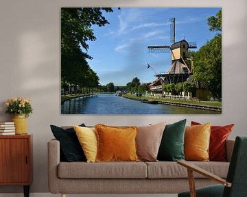 Windmill 't Haantje in Weesp by Rob Pols