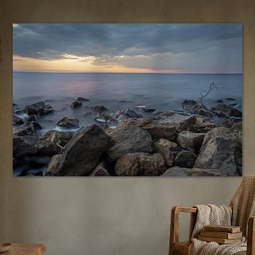 Sunset at the Steinhuder Lake