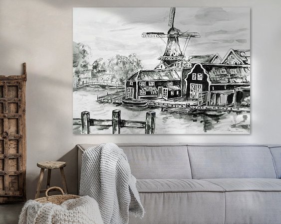 Example of the artwork in a room