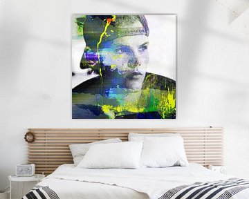 Avicii Tim Bergling Abstraktes Porträt von Art By Dominic