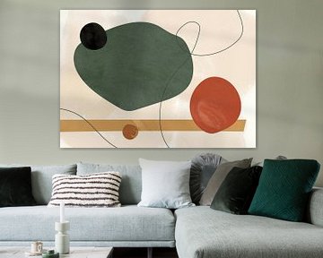 Scandinavia abstraction by Mad Dog Art