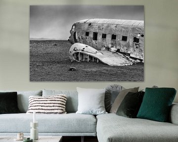 Épave de l'avion Dc-3 Islande sur Menno Schaefer