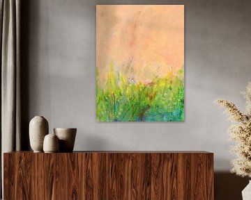 Kunst Pastel 23 van Claudia Gründler