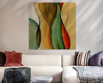 Abstract Art  nr 3 results in a unique look by Jan Keteleer