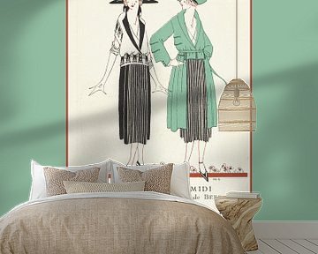 Mercie McHardy | Art Deco Fashion Print | Historische mode tijdschrift | Modern en minimal touch van NOONY